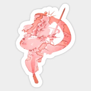 Olivia: Blushing Beauty Sticker